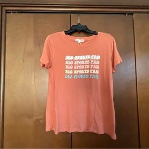 C&C California Rust Colored Short Sleeved Tee. Big Sports Fan Gift Idea NWT Med